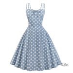 Robe classique années 50, silhouette cintrée