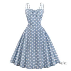 Robe classique années 50, silhouette cintrée
