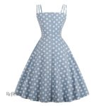 Robe élégante années 50, parfaite pour les occasions spéciales