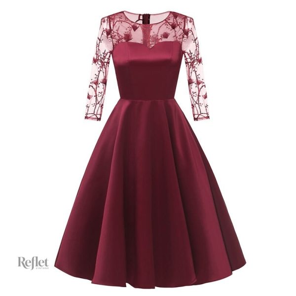 robe-chic-femme-des-annees-40-1 Robe Chic Femme Années 40