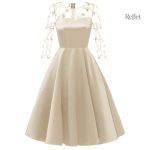 Robe d'inspiration classique années 40