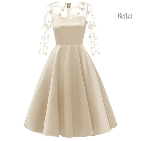 Robe d'inspiration classique années 40