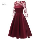 Robe élégante pour soirées années 40