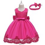 Robe fille chic avec jupe en tulle
