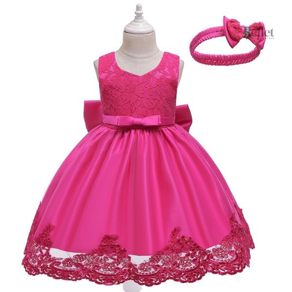 Robe fille chic avec jupe en tulle
