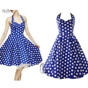 Robe années 50, silhouette cintrée, look vintage chic