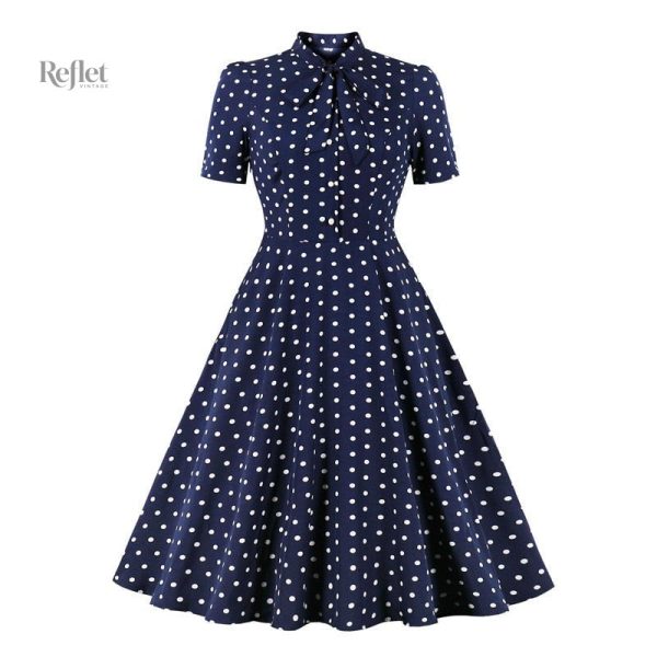 robe-civile-vintage-type-annees-40-1 Robe vintage années 40, style civil élégant