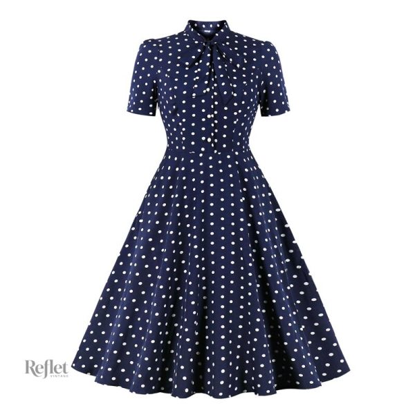 Robe années 40, coupe classique et féminine