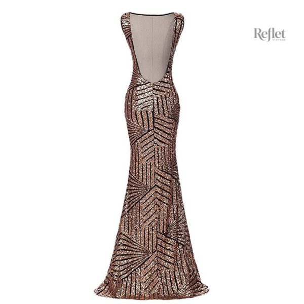 Robe année 20, silhouette glamour
