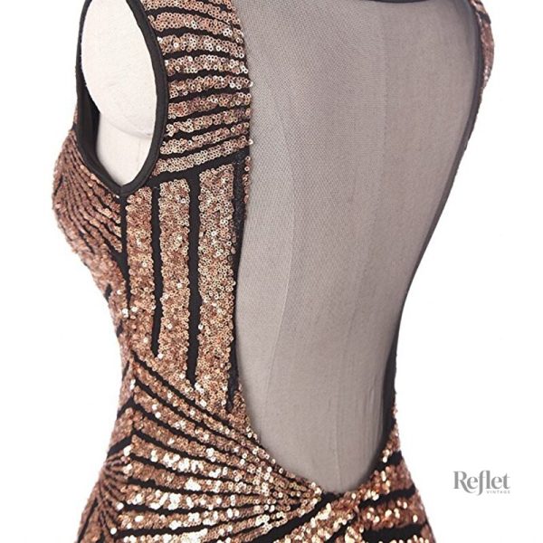 Robe inspirée du style flapper des années 20