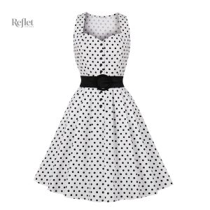 Robe année 50, coupe intemporelle et féminine