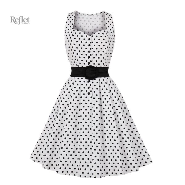 Robe année 50, coupe intemporelle et féminine
