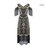 Robe Cocktail Année 20, style vintage chic