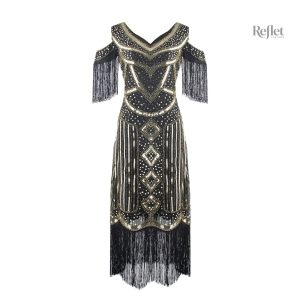 Robe Cocktail Année 20, style vintage chic