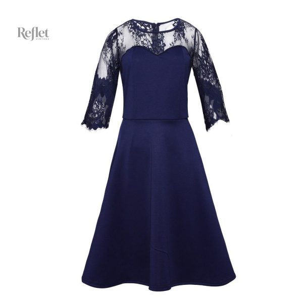 robe-cocktail-annee-40-1 Robe Cocktail Année 40 en style vintage