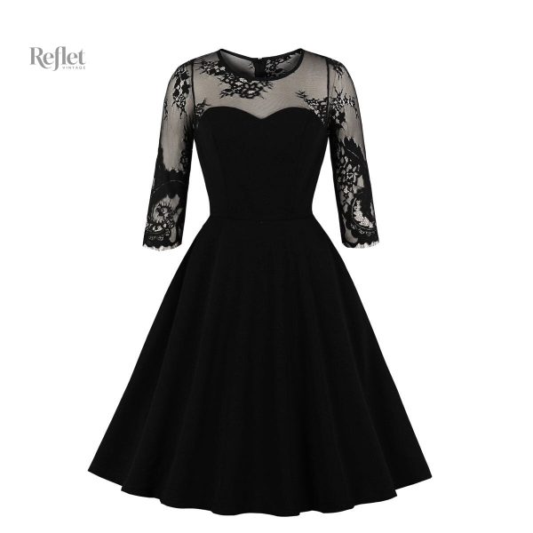 Robe classique année 40, parfaite pour cocktails