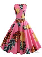 Robe cocktail vintage style années 50