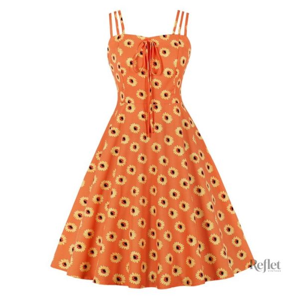 Robe de cocktail rétro inspirée des années 30