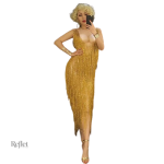 Robe courte inspirée des années 20, style rétro