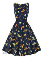 Robe élégante style rétro des années 50