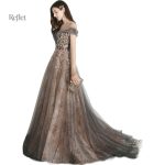 Robe élégante pour femme mature en coupe princesse