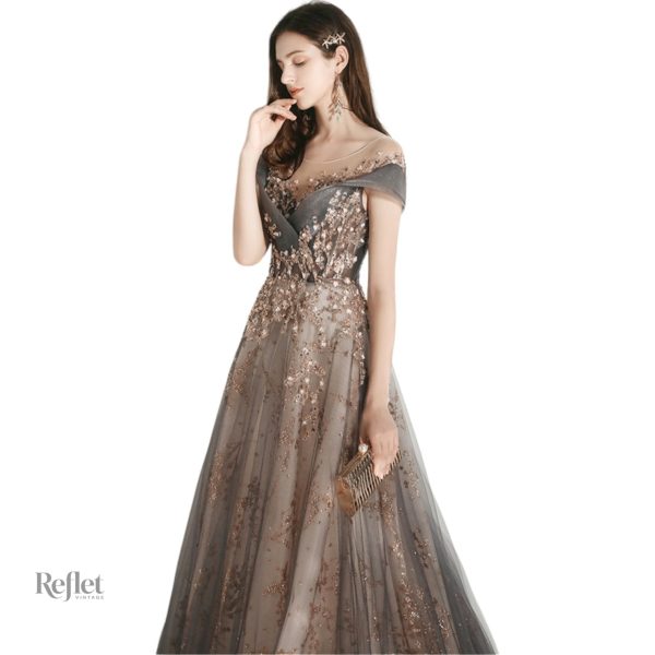 Robe matelassée pour femme au style classique