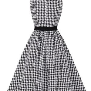 Robe vintage, style années 50, coupe classique
