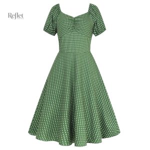 Robe courte style années 40