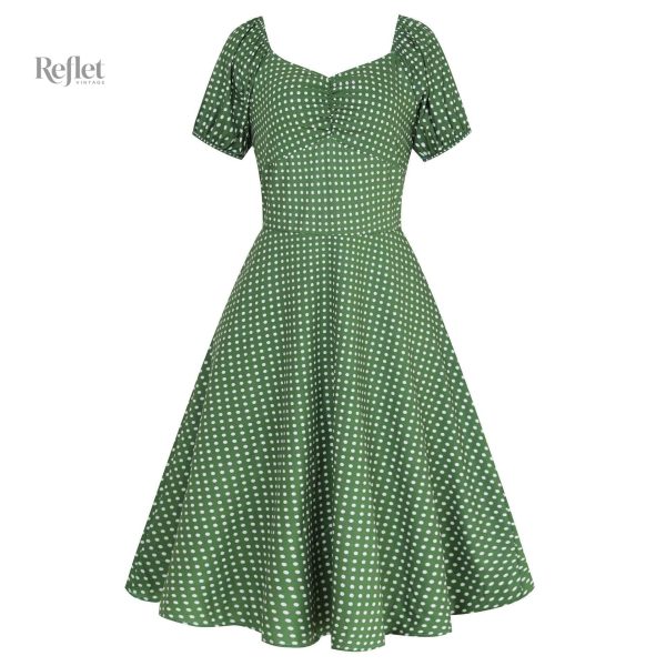 robe-courte-annee-40-1 Robe courte style années 40