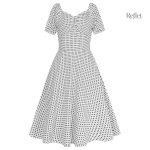 Robe retro cintrée années 40