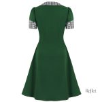 Robe 50s à motifs floraux, élégance intemporelle