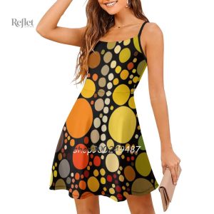 Robe vintage années 70 à motifs