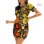 Robe courte chic des années 70