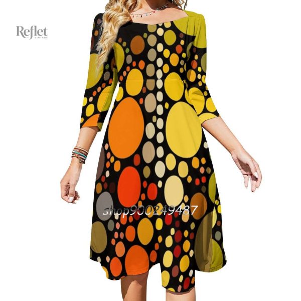Robe années 70, parfaite pour des soirées