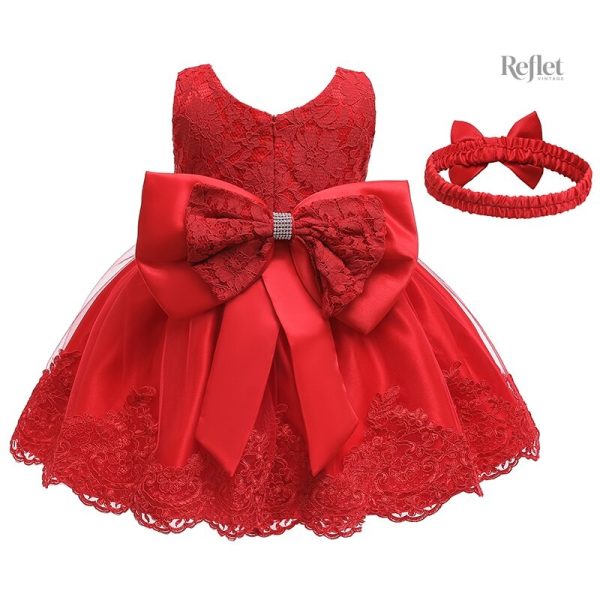 Robe Bleue pour Fête de Petite Fille