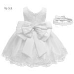 Robe Courte pour Fille en Teinte Bleue
