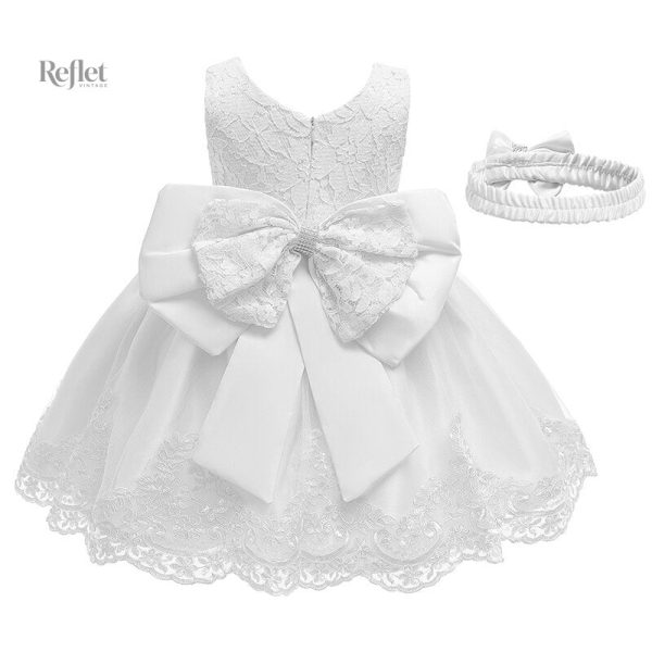 Robe Courte pour Fille en Teinte Bleue