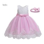 Jolie Robe Courte Bleue pour Jeune Fille