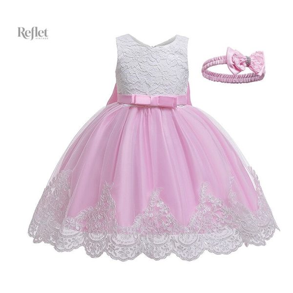 Jolie Robe Courte Bleue pour Jeune Fille