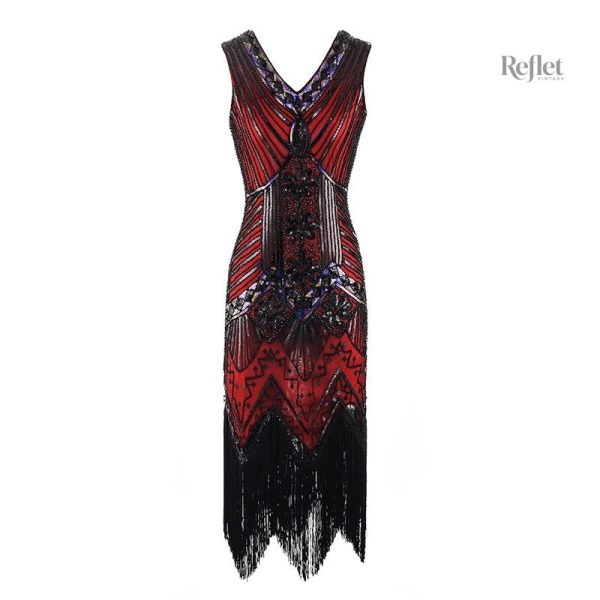 Charme rétro avec cette robe crayon noire année 30