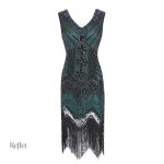 Robe crayon noir, design vintage inspiré des années 30