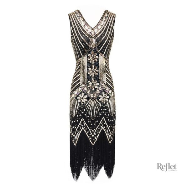 Robe Crayon Noir Année 30 - vue 2
