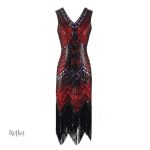 Silhouette ajustée avec robe crayon noire années 30