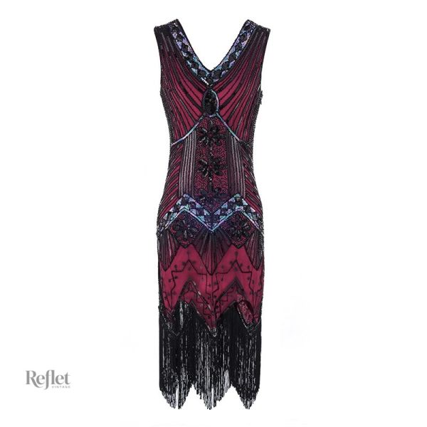 Style crayon noir, robe emblématique des années 30