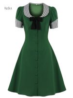 Robe d'été années 50 à motifs floraux
