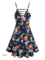 Robe rétro à pois années 50