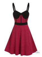 Robe années 50 avec ceinture