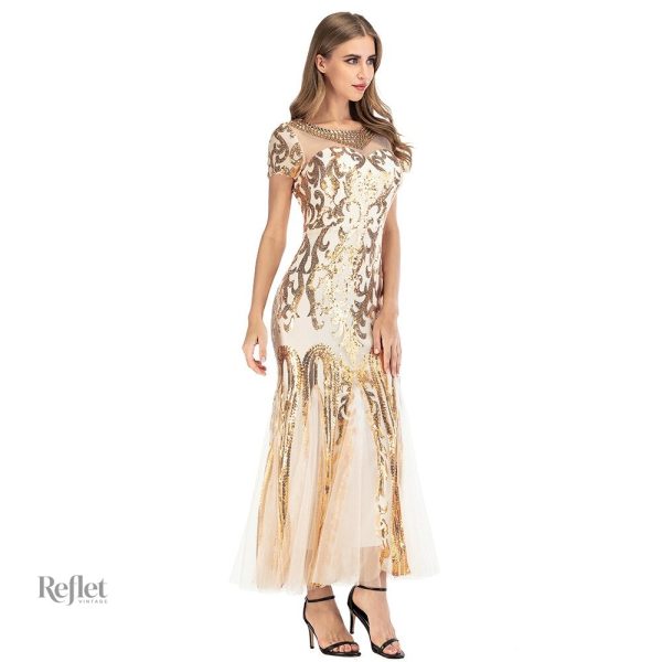 Look glamour années 20, parfaite pour les soirées festives