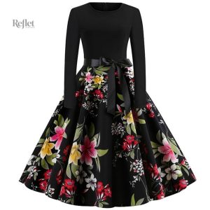 Robe de bal vintage années 60