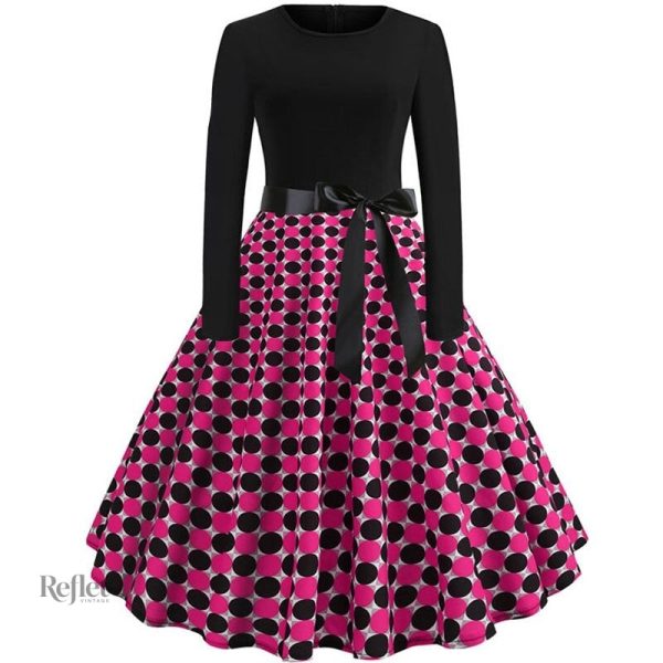Robe élégante des années 60, style rétro